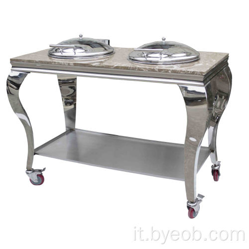 Chafer Heater e Buffet Mobile Table Chafing Dish